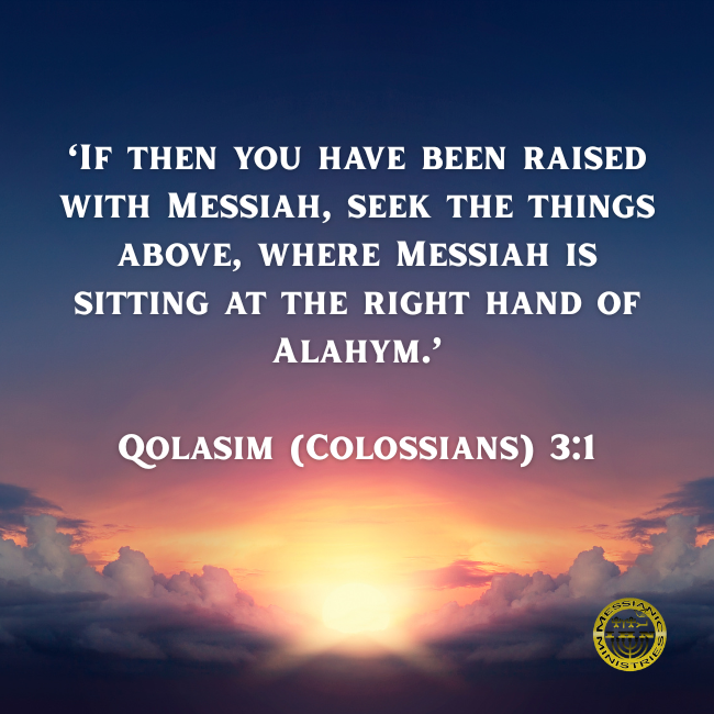 Qolasim (Colossians) 3:1
