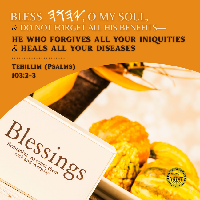 Tehillim (Psalms) 103:2-3