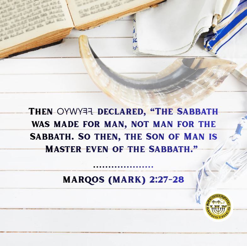 Marqos (Mark) 2:27-28