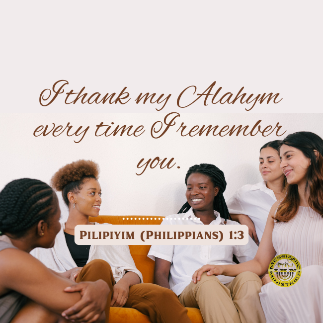Pilipiyim (Philippians) 1:3