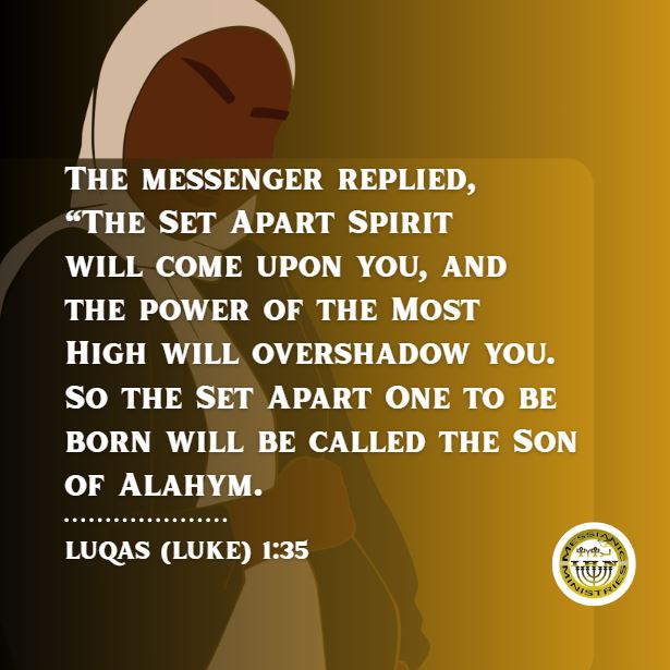 Luqas (Luke) 1:35