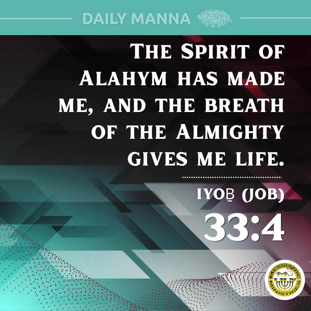 Iyoḇ (Job) 33:4