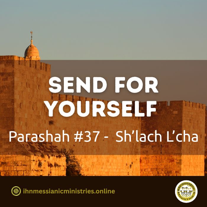 Parashah #37 . Sh’lach L’cha – send for yourself